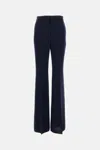 Max Mara Dark Blue Alabama Trousers In Blue