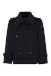 Max Mara Laveno Double-breasted Wool And Cashmere-blend Felt Coat In Black