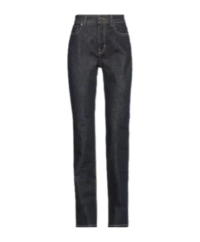 Max Mara Dark Fitted Jeans In Black