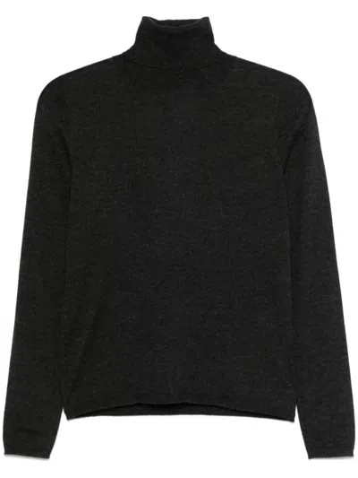 MAX MARA DARK GREY HIGHNECK PULLOVER