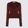 Max Mara Cherry Wool Adatti1234 Knitwear In Red