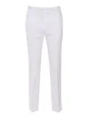 Max Mara David Long Trouser In White