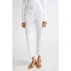 Max Mara David Stretch Cotton Ankle Pants In White