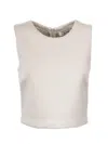 Max Mara Top - Blanco In Powder