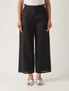 Max Mara Dazzy Wide Leg Trousers In Nero