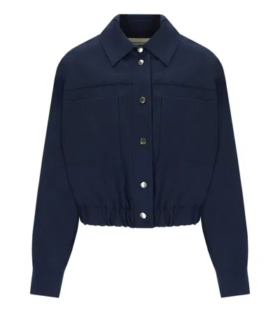 Max Mara Decano Blue Shirt Jacket