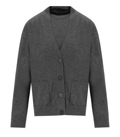 MAX MARA DECANO GREY TWIN SET