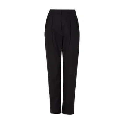 Max Mara Dede Straight Leg Pants In Black