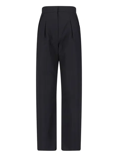 Max Mara Dede Straight Pants In Black