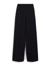 Max Mara High Waist Wide Leg Trousers In Blue