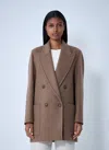 Max Mara Women Deletta Short Coat In Brown