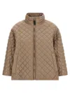 Max Mara Delfina Quilted Jacket In Brown