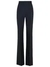 Max Mara Delfino Black Virgin Wool Blend Pants