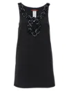Max Mara Delis Mini Dress In Black