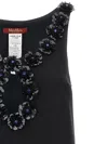 Max Mara Delis Mini Dress In Black