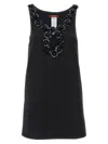 Max Mara Delis Mini Dress In Black