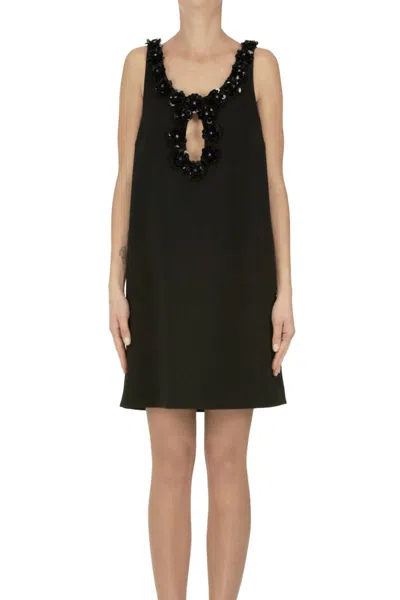 Max Mara Delis Dress In Black