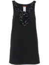 Max Mara Delis Mini Dress In Black