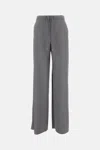 Max Mara Grey Denaro Solid Pants In Brown