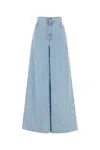 Max Mara Wide-leg High-waist Jeans With Classic Five-pocket Styling In Blue