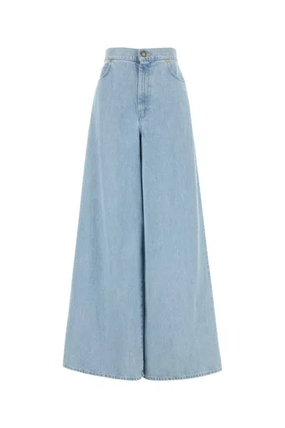 Max Mara Denim Affari Wide-leg Jeans In Blue