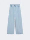 Max Mara Denim Affari Wide-leg Jeans In Blue
