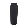 Max Mara Circeo Wool Maxi Skirt In Brown