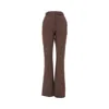 Max Mara Denim Fabric Tailored Pants In Brown