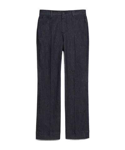 Max Mara Denim Jeans In Black