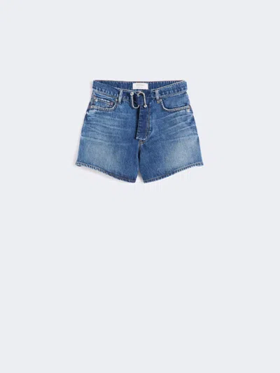Max Mara Denim Shorts In Blue