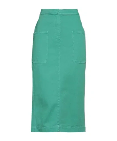 Max Mara Denim Skirts In Blue