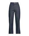 Max Mara Denim Straight-leg Pants In Multi