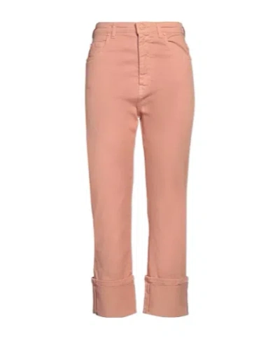 Max Mara Denim Trousers In Pink