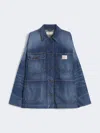 Max Mara Denim Workwear Jacket In Blue