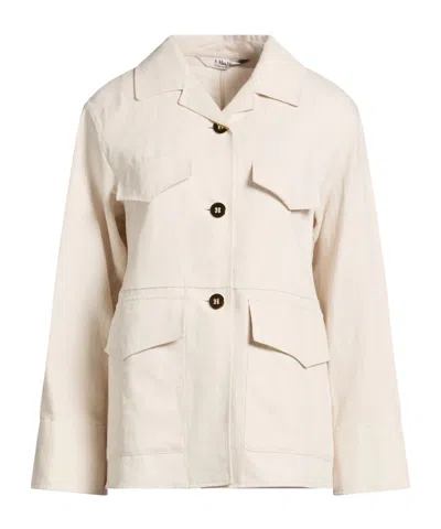 Max Mara Denim-style Jacket In Neutral