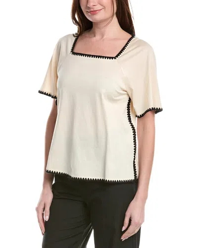 Max Mara Denny Body-top In White