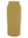 Max Mara Denver Skirt  In Yellow