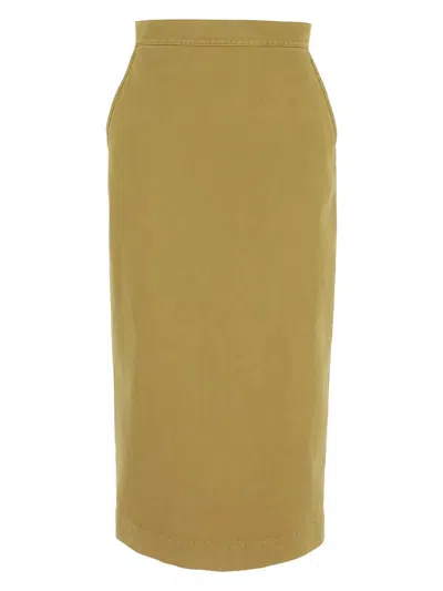 Max Mara Denver Skirt  In Yellow