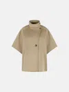 Max Mara 'derrik' Beige Cashmere Cape