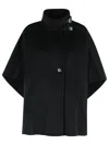 Max Mara Derrik Black Cashmere Cape In Black