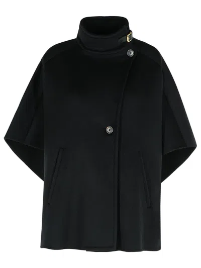 Max Mara Derrik Black Cashmere Cape