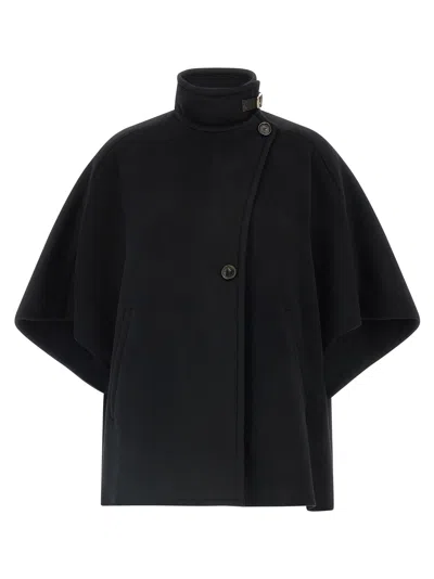 Max Mara Derrik Capes Black