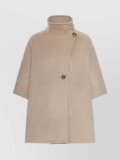 MAX MARA DERRIK CASHMERE CAPE SLEEVE JACKET