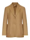 Max Mara Desert Will Jacket In Brown