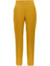 Max Mara Studio Women Deserto Pants In Yellow