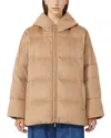 Max Mara Desiderio Reversible Down Coat In Brown
