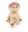 Max Mara Bear Brooch In Nude