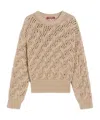 Max Mara Diamond-patterned Cordonnet Sweater