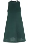 Max Mara Didone Dress On The Technical Network In Green