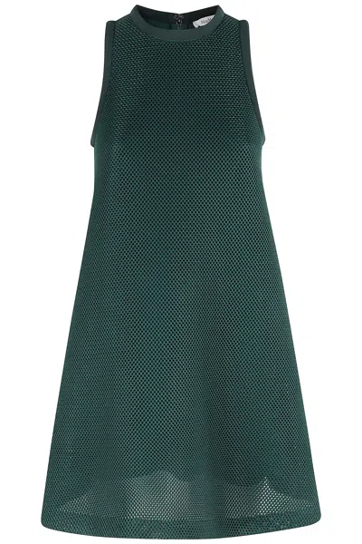 Max Mara Didone Dress On The Technical Network In Animal Print